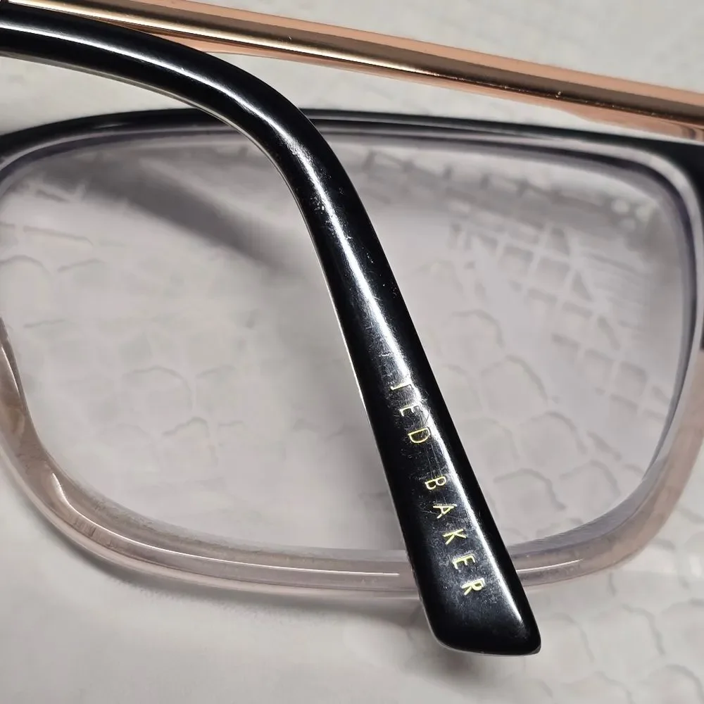 Ted Baker London TFW001 BLK 55-16-140 Women's Eyeglass Frames Black Gold